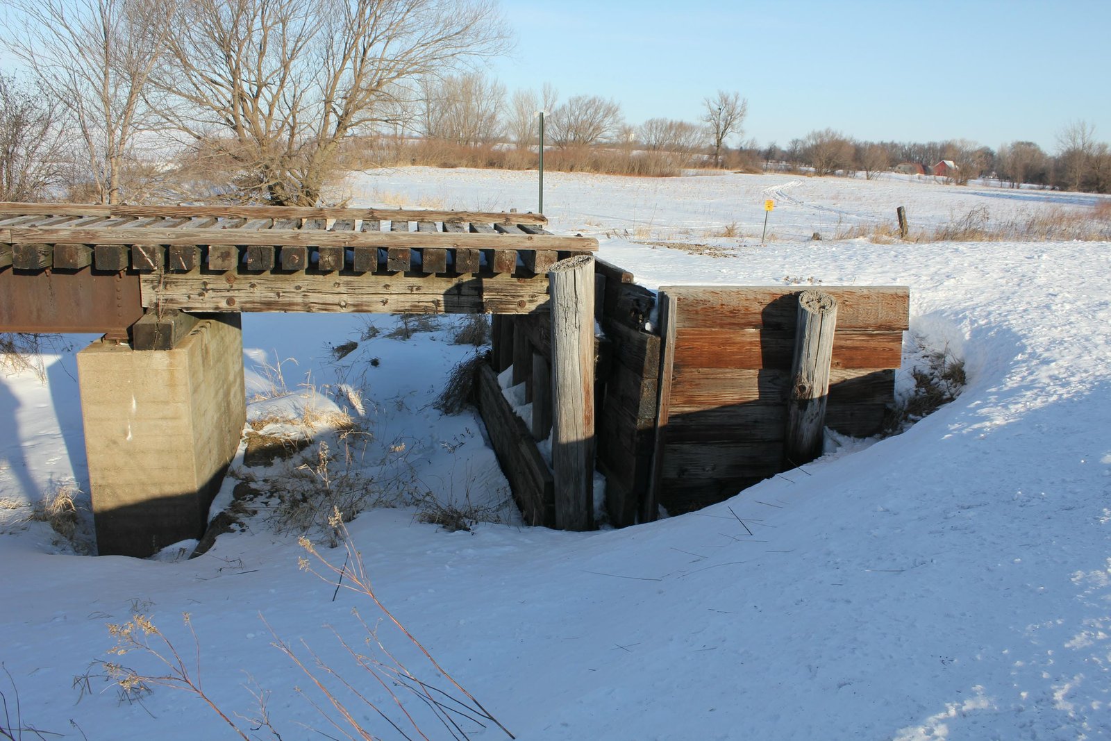 East abutment